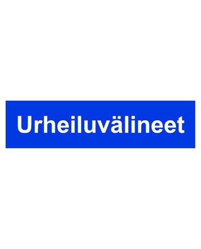 Spordivarustus, Kleebis, 400x100 mm
