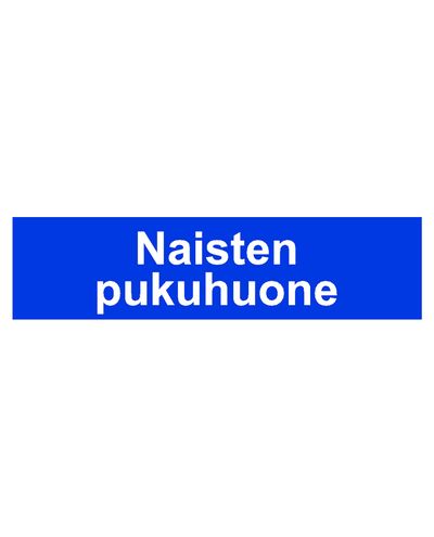 Naiste riietusruum, kleebis, 400x100 mm