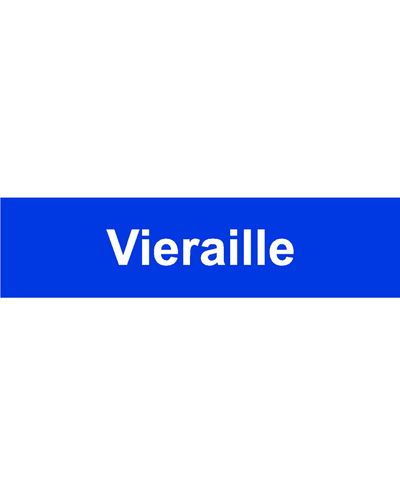 Külalistele, Kleebis, 400x100 mm