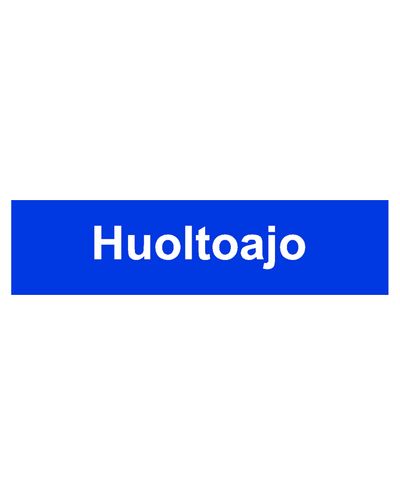 Hoolduskäik, kleebis, 400x100 mm