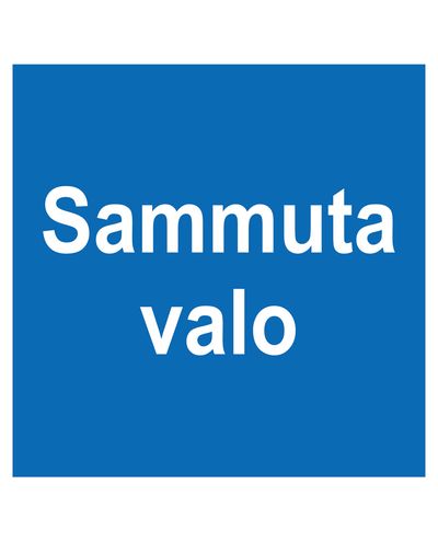Lülita tuli välja, kleebis, 400x100 mm