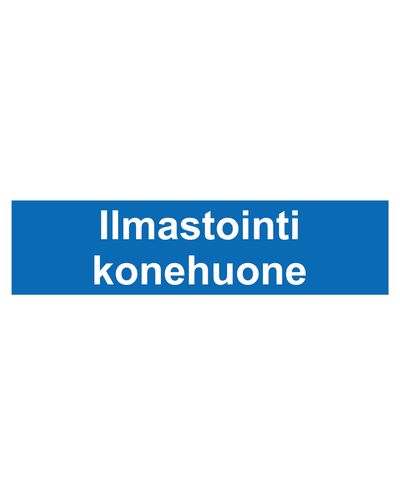 Kliimaseadme masinaruum, kleebis, 400x100 mm