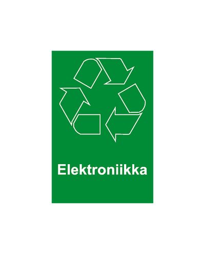 Elektroonika, kleebis, 200x300 mm