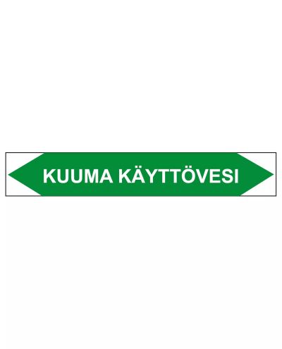 Kuum vesi, 250x40 mm Kuum vesi, 250x40 mm