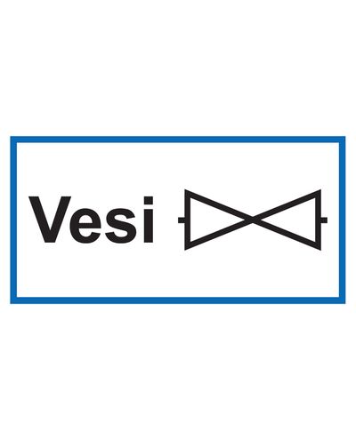 Veetõke, kleebis, 400x100 mm