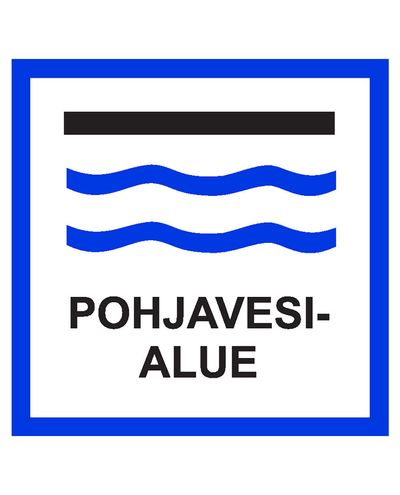 Põhjaveeala, kleebis, 200x200 mm