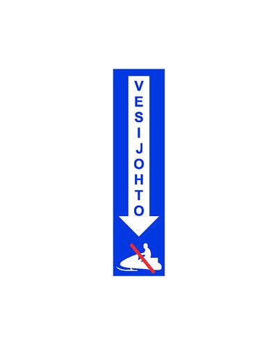 Veetoru, kleebis, 50x150 mm