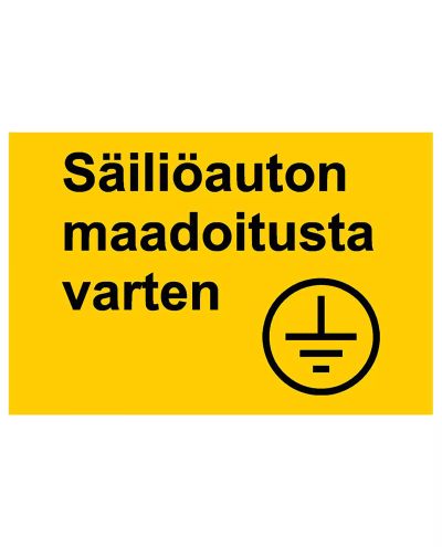 Tsisternauto maandamiseks, Ibond, 300x200mm