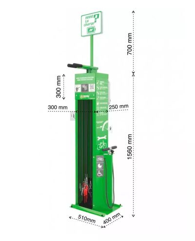 Teeninduspunkt / elektrijalgrataste laadimispunkt iBOMBO E-PRS LV2