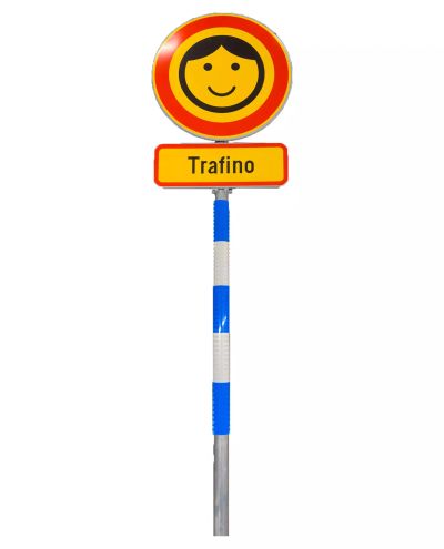 Postipeegeldaja alumiiniumist sinine/valge R2