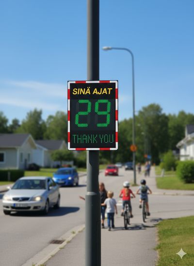 Kiirusenäidik Viasis Lite Plus, 8 värvi LED