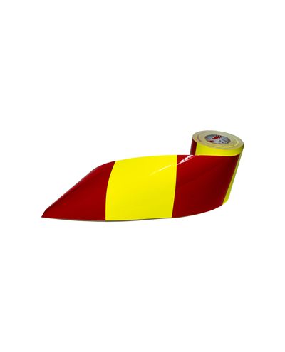 ELY sõiduki hoiatuslint, fluorestseeruv punane/kollane, 200mm ELY sõiduki hoiatuslint, fluorestseeruv punane/kollane, 200mm