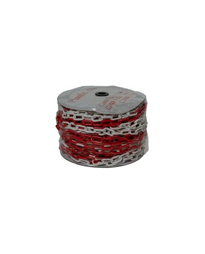 6 mm plastkett (valge/punane) - 50m 6 mm plastkett (valge/punane) - 50m