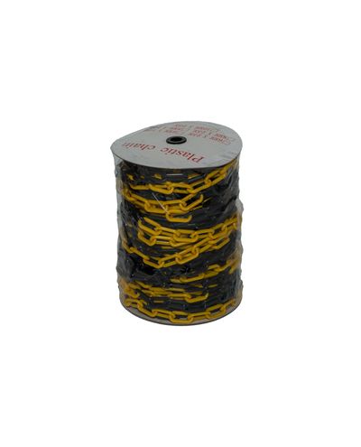 8 mm plastkett (kollane/must) - 50m 8 mm plastkett (kollane/must) - 50m