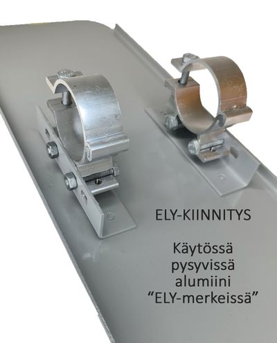 Alumiiniumist kinnitusdetail 60mm, läbiva augu kinnitus