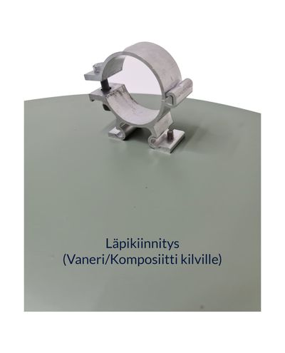 Alumiiniumist kinnitusdetail 60 mm, kahepoolne
