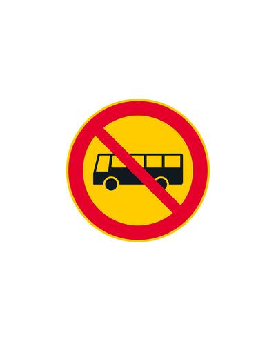C9 Bussiga sõitmine keelatud, alumiinium (R1 kile / ELY kinnitus)