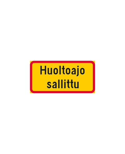 H25 Tekstiga Lisaplaat (kollane/punane)